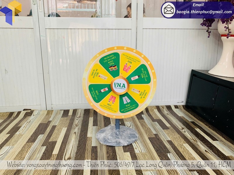 Lợi ích của việc sử dụng vòng quay may mắn để bàn